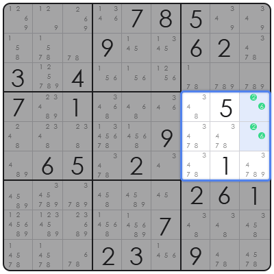 sudoku finned fish
